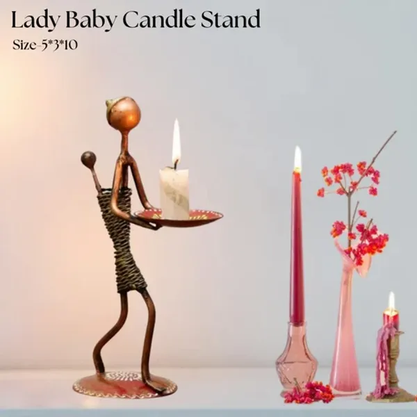 Decorative_Metal_Lady_Baby_Candle_Holder_|_Artistic_Tealight_Holder_for_Table_&_Living_Room_Decor