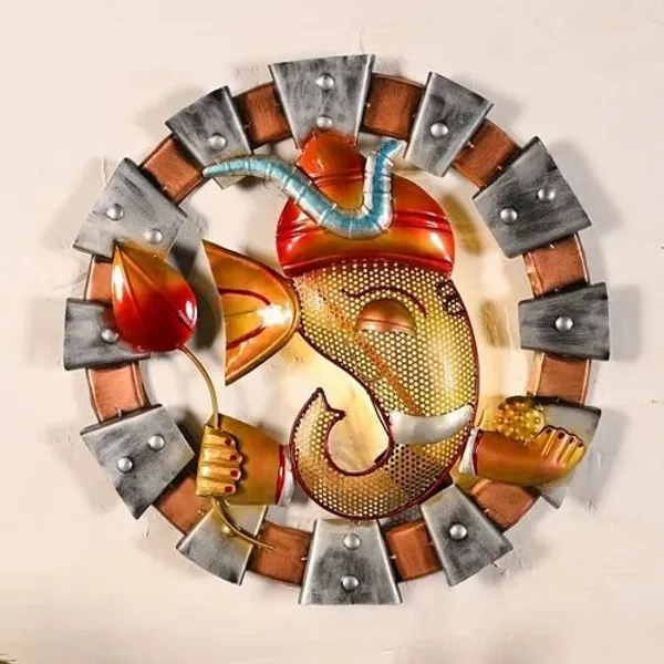 Handmade_Metal_Laddu_Ganesh_|_Spiritual_Wall_Hanging_Art_for_Living_Room_&_Entrance_Decor