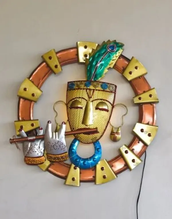 Murli_Krishna_Metal_Wall_Art_|_Handcrafted_Wall_Hanging_for_Home_&_Temple_Decoration