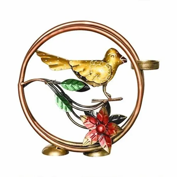 Handcrafted_Metal_Round_Bird_Tea_Light_Holder_|_Decorative_Candle_Holder_for_Living_Room_&_Gifting