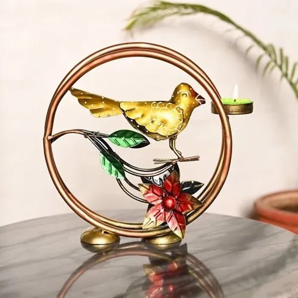 Handcrafted_Metal_Round_Bird_Tea_Light_Holder_|_Decorative_Candle_Holder_for_Living_Room_&_Gifting