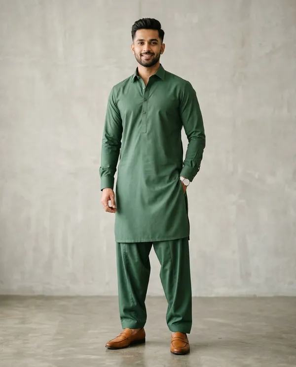 Men's_Green_Pathani_Suit