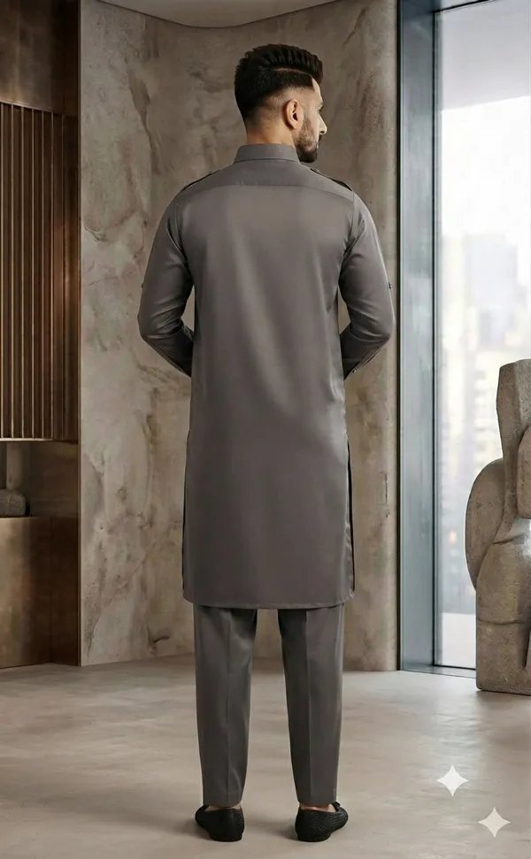 Men's_Premium_Grey_Pathani_Kurta_Shalwar_Set_|_Classic_Ethnic_Wear_for_Festive_&_Casual_Occasions