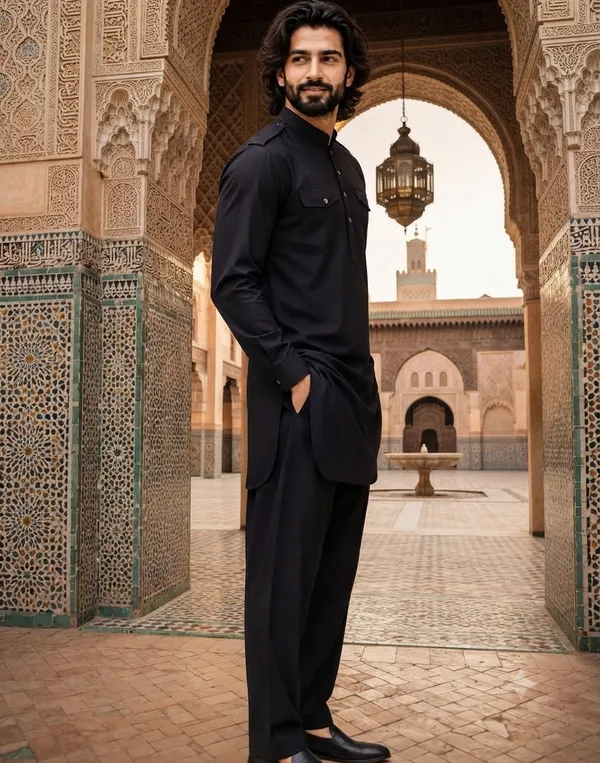 Premium_Midnight_Black_Designer_Kurta_Salwar_Set_for_Men