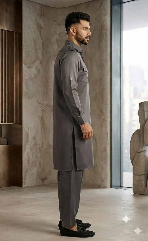 Men's_Premium_Grey_Pathani_Kurta_Shalwar_Set_|_Classic_Ethnic_Wear_for_Festive_&_Casual_Occasions