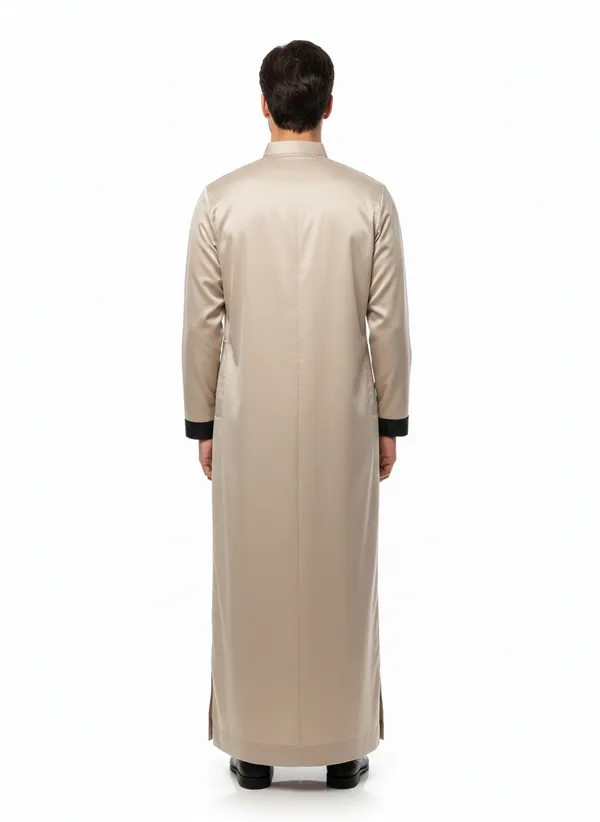 Men's_Luxury_Moroccan_Style_Thobe_Premium_Satin_Fabric_Jubba_with_Zipper_Neck_and_Contrast_Panel