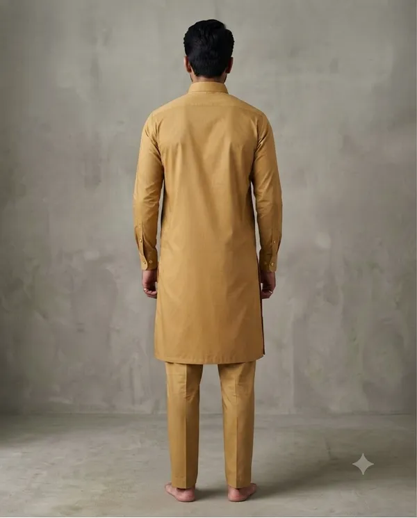 Golden_Mustard_Cotton_Pathani_Sui