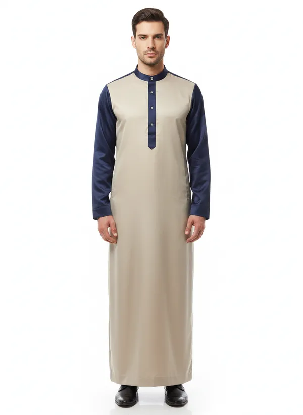 High-Fashion_Thobes_with_Contrast_and_Satin_Finish