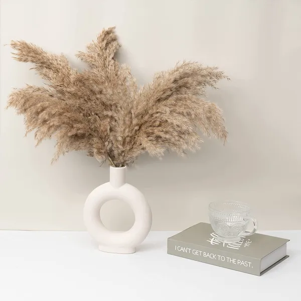 Natural_White_Donut_Vase_(8_Inches)_For_Decoration