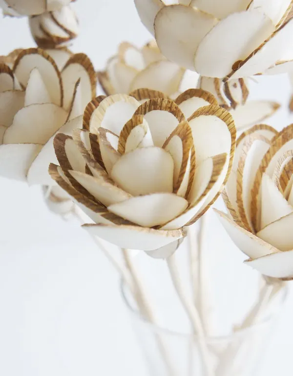 Golden_White_Flower_10_Stems_For_Decoration
