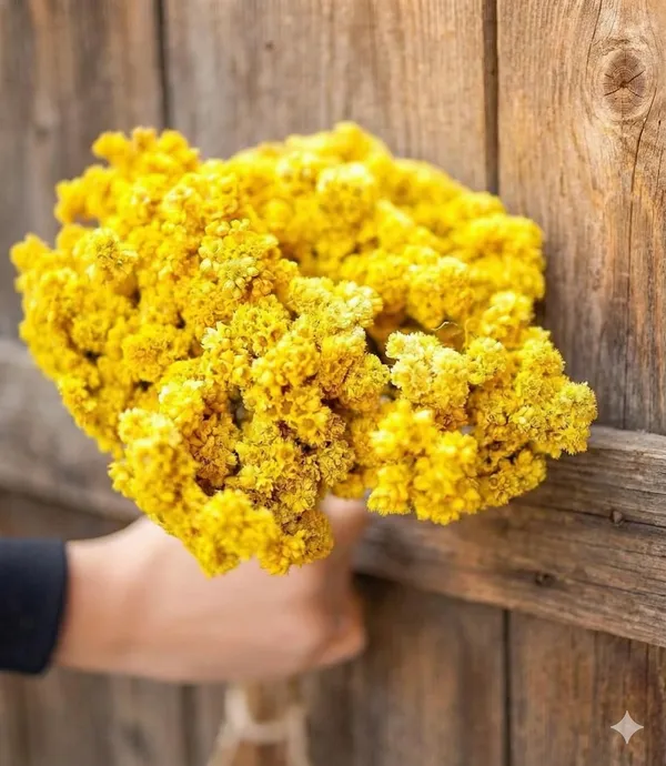 Yellow_Dried_Daisies_Flower_Bunch_For_Decoration