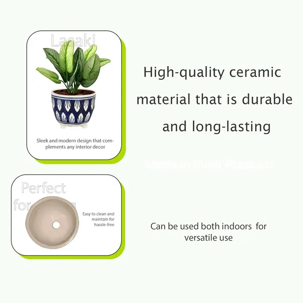 Sharon_Ceramic_Pots_For_Indoor_Plants,_Planters,_Flower,_Gamla,Outdoor,Balcony,Home,Round,Garden,_Office_Decor,Succulent(H_-_8.5_X_D_-_10.5_Cm)(Any_Color_May_Come)