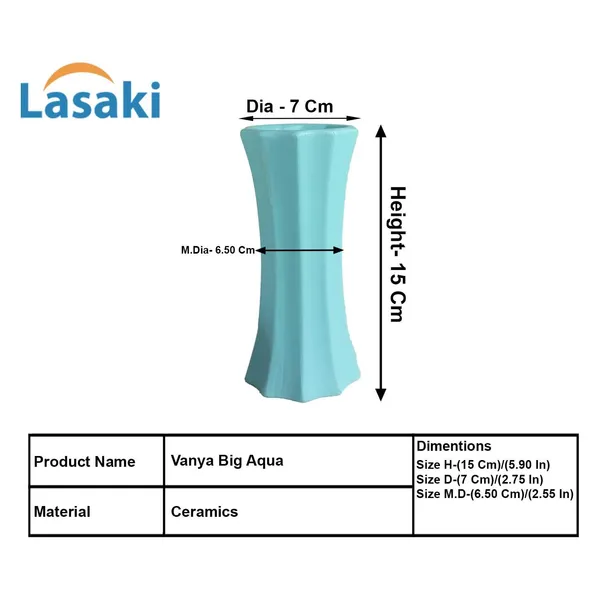 Vanya_Big_Vase_Aqua_Ceramic_Flower_Vase_For_Living_Room,_Bedroom,_Dining_Table,_Home_Decoration,_Artificial_Flowers|D-_7_X_H_-_15_Cm|