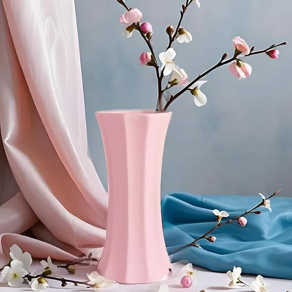 Vanya_Big_Vase_Pink_Ceramic_Flower_Vase_For_Living_Room,_Bedroom,_Dining_Table,_Home_Decoration,_Artificial_Flowers|D-_7_X_H_-_15_Cm|