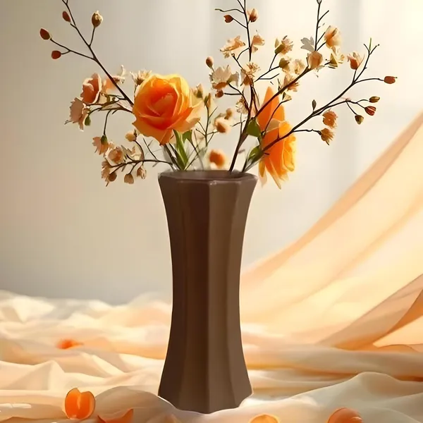 Vanya_Big_Vase_Truffle_Ceramic_Flower_Vase_For_Living_Room,_Bedroom,_Dining_Table,_Home_Decoration,_Artificial_Flowers|D-_7_X_H_-_15_Cm|