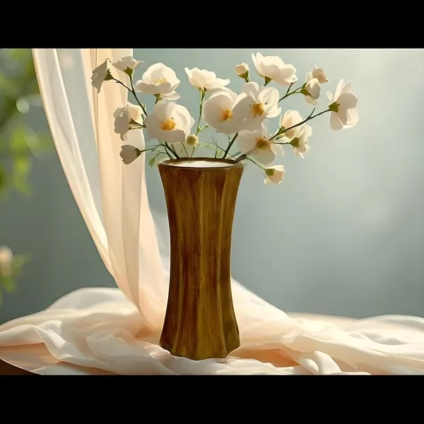 Vanya_Small_Vase_Antique_Ceramic_Flower_Vase_For_Living_Room,_Bedroom,_Dining_Table,_Home_Decoration,_Artificial_Flowers|D-_6.5_X_H_-_13_Cm|