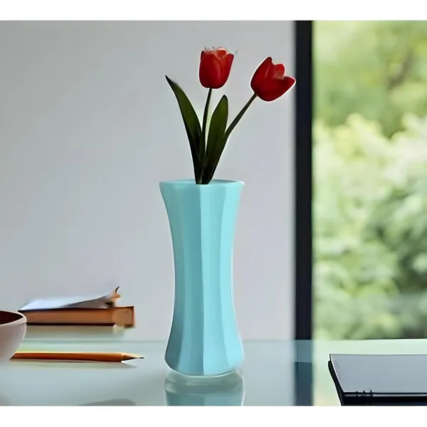 Vanya_Small_Vase_Aqua_Ceramic_Flower_Vase_For_Living_Room,_Bedroom,_Dining_Table,_Home_Decoration,_Artificial_Flowers|D-_6.5_X_H_-_13_Cm|