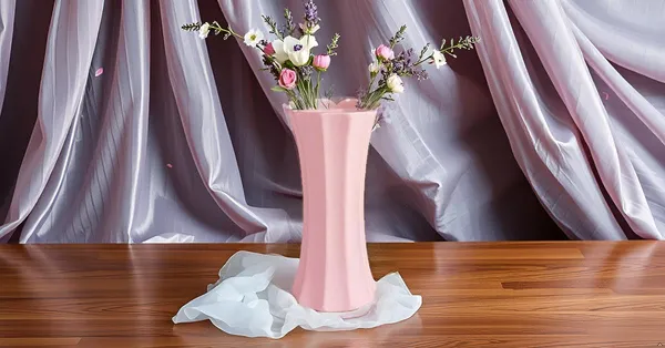 Vanya_Small_Vase_Pink_Ceramic_Flower_Vase_For_Living_Room,_Bedroom,_Dining_Table,_Home_Decoration,_Artificial_Flowers|D-_6.5_X_H_-_13_Cm|