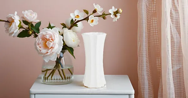 Vanya_Small_Vase_White_Ceramic_Flower_Vase_For_Living_Room,_Bedroom,_Dining_Table,_Home_Decoration,_Artificial_Flowers|D-_6.5_X_H_-_13_Cm|