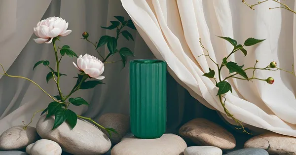 Ayla_Big_Vase_Deep_Jungle_Ceramic_Flower_Vase_For_Living_Room,_Bedroom,_Dining_Table,_Home_Decoration,_Artificial_Flowers|D-_7_X_H_-_15_Cm|