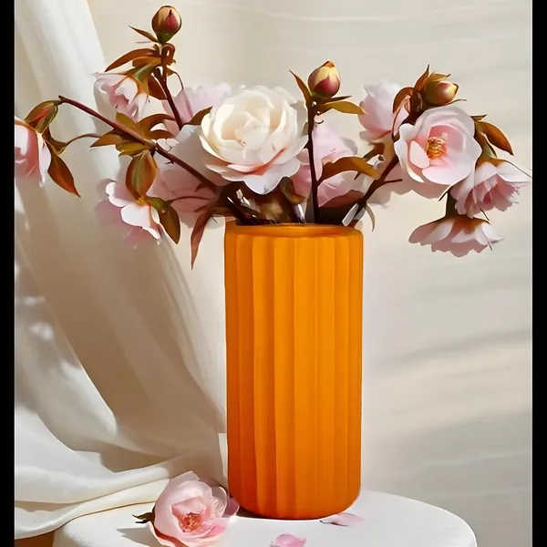 Ayla_Big_Vase_Lily_Ceramic_Flower_Vase_For_Living_Room,_Bedroom,_Dining_Table,_Home_Decoration,_Artificial_Flowers|D-_7_X_H_-_15_Cm|
