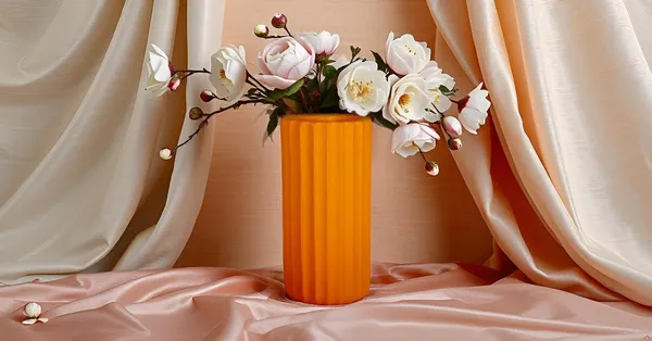 Ayla_Small_Vase_Lily_Ceramic_Flower_Vase_For_Living_Room,_Bedroom,_Dining_Table,_Home_Decoration,_Artificial_Flowers|D-_6.5_X_H_-_13_Cm|