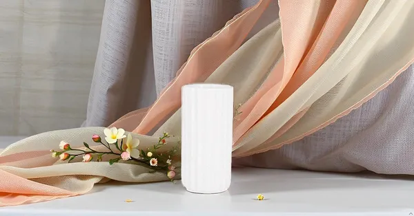 Ayla_Small_Vase_White_Ceramic_Flower_Vase_For_Living_Room,_Bedroom,_Dining_Table,_Home_Decoration,_Artificial_Flowers|D-_6.5_X_H_-_13_Cm|
