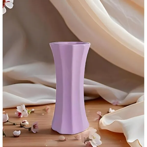 Vanya_Big_Vase_Purple_Ceramic_Flower_Vase_For_Living_Room,_Bedroom,_Dining_Table,_Home_Decoration,_Artificial_Flowers|D-_7_X_H_-_15_Cm|