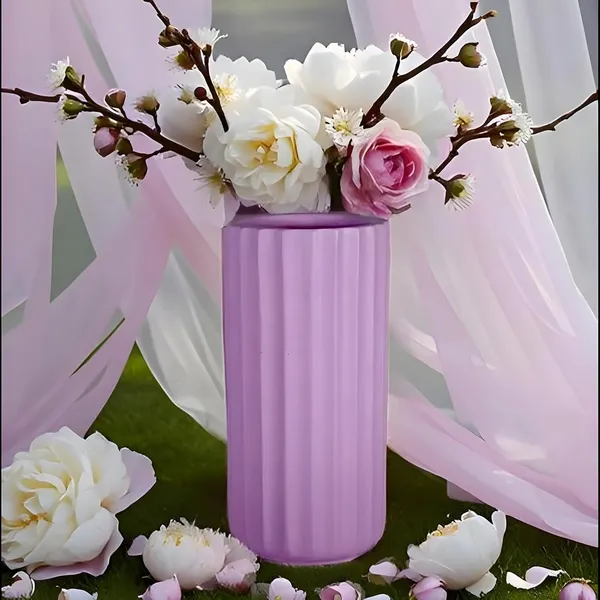 Ayla_Big_Vase_Purple_Ceramic_Flower_Vase_For_Living_Room,_Bedroom,_Dining_Table,_Home_Decoration,_Artificial_Flowers|D-_7_X_H_-_15_Cm|