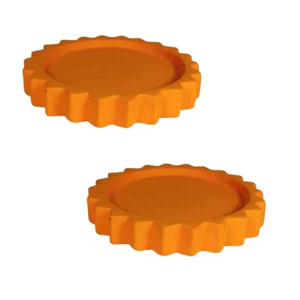 Celty_Tray_Lily_Set_Of_2_|_Round_Ceramic_(Plates/Saucers)_For_Pots,_Planters,_Flowers,_Succulents_|_Decorative_Garden_Accessories_|_(H_-_2.5_X_D_-_14.5_Cm)