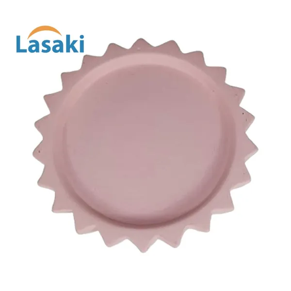 Celty_Tray_Pink_Set_Of_2_|_Round_Ceramic_(Plates/Saucers)_For_Pots,_Planters,_Flowers,_Succulents_|_Decorative_Garden_Accessories_|_(H_-_2.5_X_D_-_14.5_Cm)
