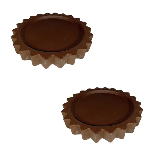 Celty_Tray_Truffle_Set_Of_2_|_Round_Ceramic_(Plates/Saucers)_For_Pots,_Planters,_Flowers,_Succulents_|_Decorative_Garden_Accessories_|_(H_-_2.5_X_D_-_14.5_Cm)