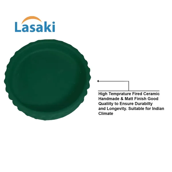 Bubble_Small_Tray_Deep_Jungle_Set_Of_2_|_Round_Ceramic_(Plates/Saucers)_For_Pots,_Planters,_Flowers,_Succulents_|_Decorative_Garden_Accessories_|_(H_-_3_X_D_-_10.5_Cm)