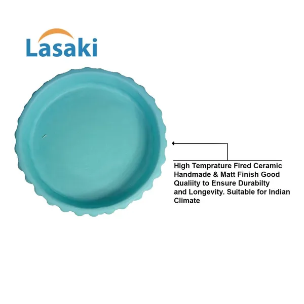 Bubble_Big_Tray_Aqua_Set_Of_2_|_Round_Ceramic_(Plates/Saucers)_For_Pots,_Planters,_Flowers,_Succulents_|_Decorative_Garden_Accessories_|_(H_-_3_X_D_-_13_Cm)