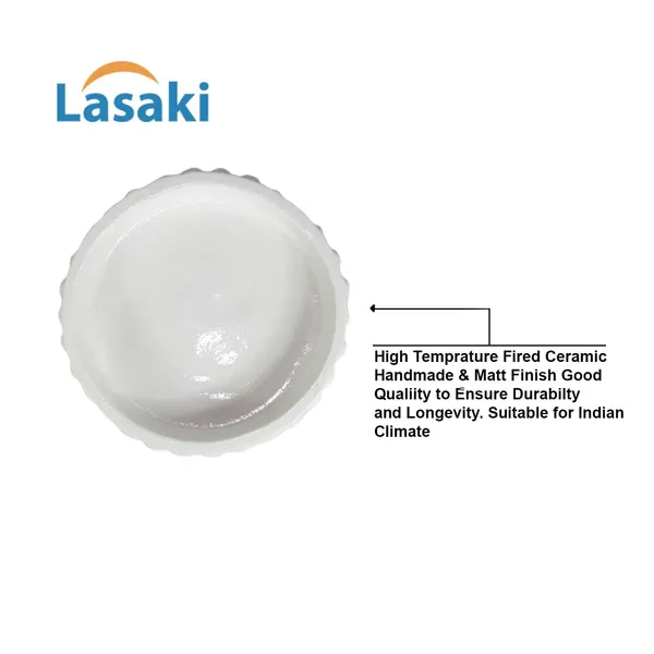 Bubble_Big_Tray_White_Set_Of_2_|_Round_Ceramic_(Plates/Saucers)_For_Pots,_Planters,_Flowers,_Succulents_|_Decorative_Garden_Accessories_|_(H_-_3_X_D_-_13_Cm)