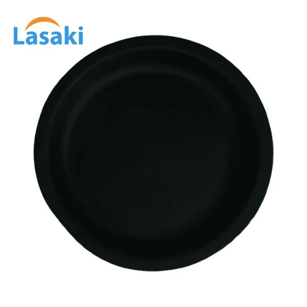 Plate_Circular_3_Inch_Black_R3_Set_Of_2_|_Round_Ceramic(Plates/Saucers)_For_Pots,Planters,Flowers,Succulents|Decorative_Garden_Accessories|(H_-_1.5_X_D_-_9.5_Cm)