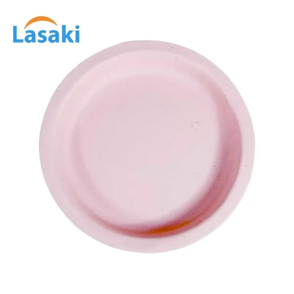 Plate_Circular_3_Inch_Pink_R3_Set_Of_2_|_Round_Ceramic(Plates/Saucers)_For_Pots,Planters,Flowers,Succulents|Decorative_Garden_Accessories|(H_-_1.5_X_D_-_9.5_Cm)