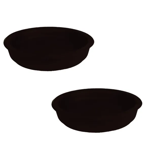 Plate_Circular_3_Inch_Truffle_R3_Set_Of_2_|_Round_Ceramic(Plates/Saucers)_For_Pots,Planters,Flowers,Succulents|Decorative_Garden_Accessories|(H_-_1.5_X_D_-_9.5_Cm)