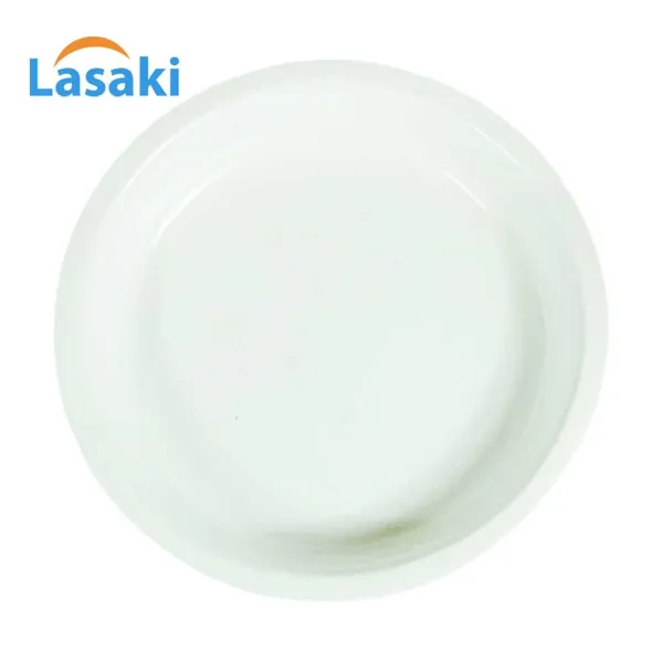 Plate_Circular_3_Inch_White_R3_Set_Of_2_|_Round_Ceramic(Plates/Saucers)_For_Pots,Planters,Flowers,Succulents|Decorative_Garden_Accessories|(H_-_1.5_X_D_-_9.5_Cm)
