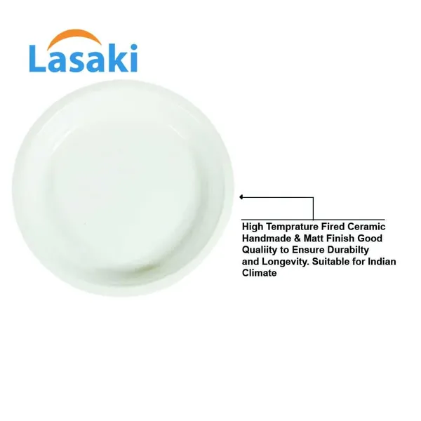 Plate_Circular_3_Inch_White_R3_Set_Of_2_|_Round_Ceramic(Plates/Saucers)_For_Pots,Planters,Flowers,Succulents|Decorative_Garden_Accessories|(H_-_1.5_X_D_-_9.5_Cm)