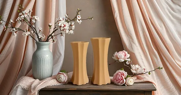 Vanya_Set_Of_2_Vase_Ginger_Ceramic_Flower_Vase_For_Living_Room,Bedroom,Dining_Table,Home_Decoration,Artificial_Flowers|Big:D-_7_X_H_-_15_Cm,_Small:D-_6.5_X_H_-_13_Cm|
