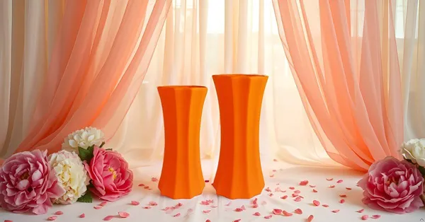 Vanya_Set_Of_2_Vase_Lily_Ceramic_Flower_Vase_For_Living_Room,Bedroom,Dining_Table,Home_Decoration,Artificial_Flowers|Big:D-_7_X_H_-_15_Cm,_Small:D-_6.5_X_H_-_13_Cm|