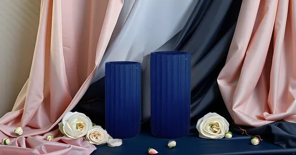 Ayla_Set_Of_2_Vase_Blue_Ceramic_Flower_Vase_For_Living_Room,Bedroom,Dining_Table,Home_Decoration,Artificial_Flowers|Big:D-_7_X_H_-_15_Cm,_Small:D-_6.5_X_H_-_13_Cm|