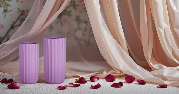 Ayla_Set_Of_2_Vase_Purple_Ceramic_Flower_Vase_For_Living_Room,Bedroom,Dining_Table,Home_Decoration,Artificial_Flowers|Big:D-_7_X_H_-_15_Cm,_Small:D-_6.5_X_H_-_13_Cm|