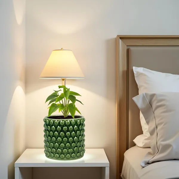 Bubble_Small_Green_Ht5_Ceramic_Pots_For_Indoor_Plants,_Planters,Gamla,Outdoor,Balcony,Home,Round,Garden,_Office_Decor,Succulent(H_-_10_X_D_-_10_Cm)