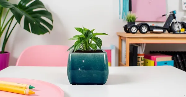Nebi_Blue_0_Ceramic_Pots_For_Indoor_Plants,_Planters,Gamla,Outdoor,Balcony,Home,Round,Garden,_Office_Decor,Succulent(L_-_9.5_X_W_-_9.5_X_H_-_8_Cm)