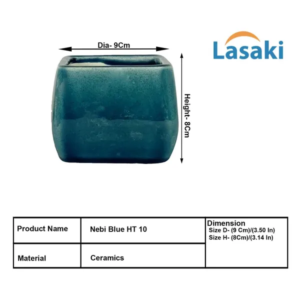 Nebi_Blue_0_Ceramic_Pots_For_Indoor_Plants,_Planters,Gamla,Outdoor,Balcony,Home,Round,Garden,_Office_Decor,Succulent(L_-_9.5_X_W_-_9.5_X_H_-_8_Cm)