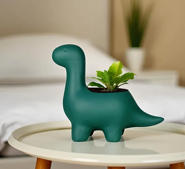 Dino_Deep_Jungle_Ceramic_Pots_For_Indoor_Plants,_Planters,Gamla,Outdoor,Balcony,Home,Round,Garden,_Office_Decor,Succulent(L_-_14.5_X_W_-_7_X_H_-_12.5_Cm)