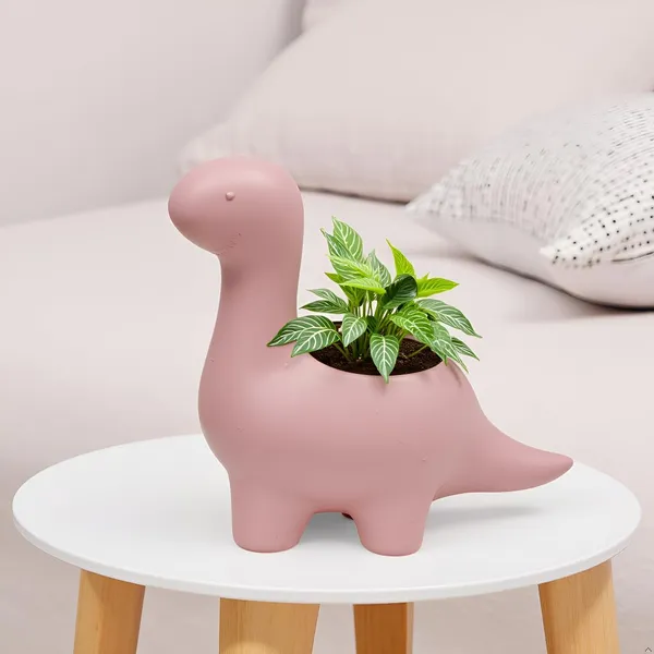 Dino_Evening_Rose_Ceramic_Pots_For_Indoor_Plants,_Planters,Gamla,Outdoor,Balcony,Home,Round,Garden,_Office_Decor,Succulent(L_-_14.5_X_W_-_7_X_H_-_12.5_Cm)