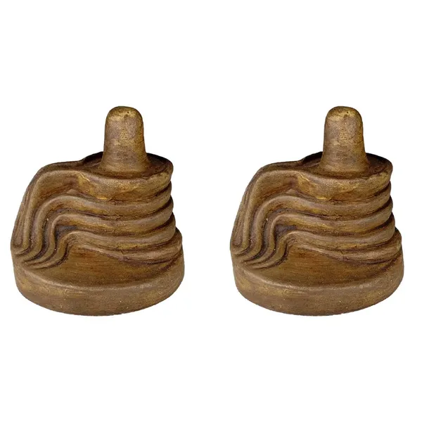 Shivling_Antique_Set_Of_2_Ceramic_Figurine_Showpiece_Artifact_Abstract_Animal_Statue_For_Indoor,_Home,_Office_Decor,(L_-_8_X_W_-_6.5_X_H_-_8_Cm)